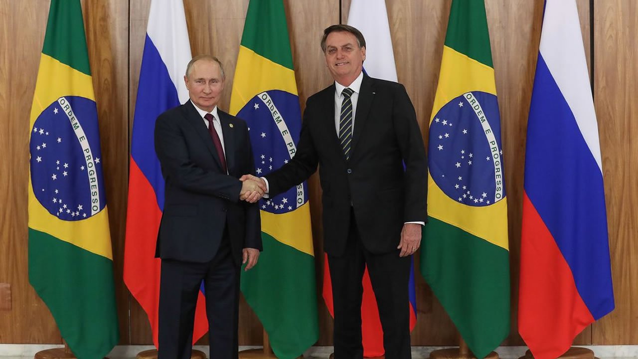 Jair Bolsonaro e Putin