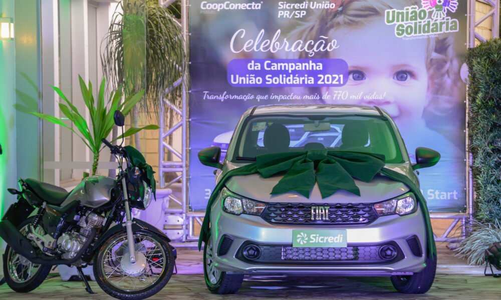 2 - Moto Honda CG 160 Start e Fiat Argo entregues em evento em São João da Boa Vista