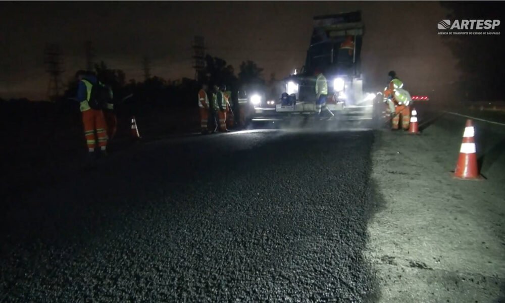 Rodovias concedidas têm mais de 1,3 mil quilômetros de pavimentação com asfalto de borracha