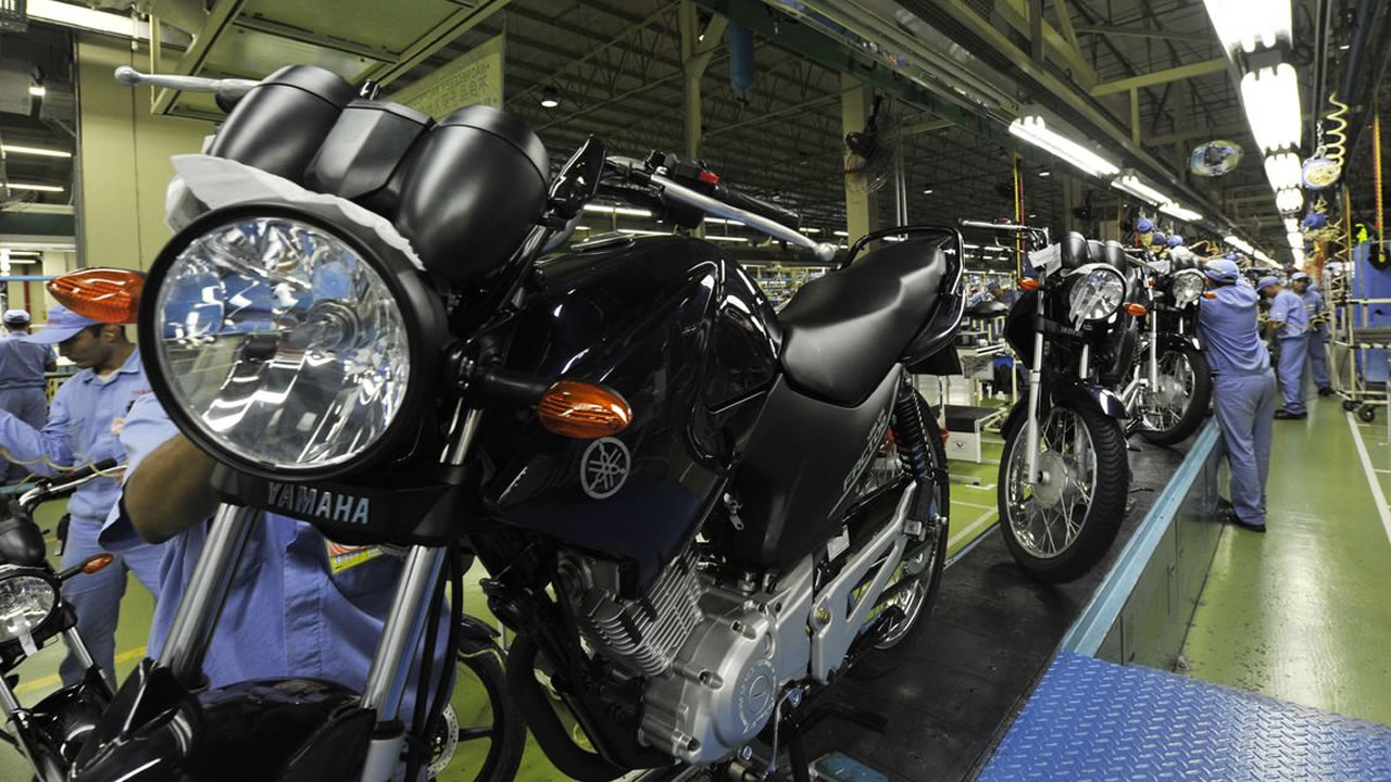 Produção de motocicletas tem alta de 37% no primeiro trimestre