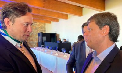 Pré-candidato ao governo de SP, Tarcísio participa de encontro com Elon Musk