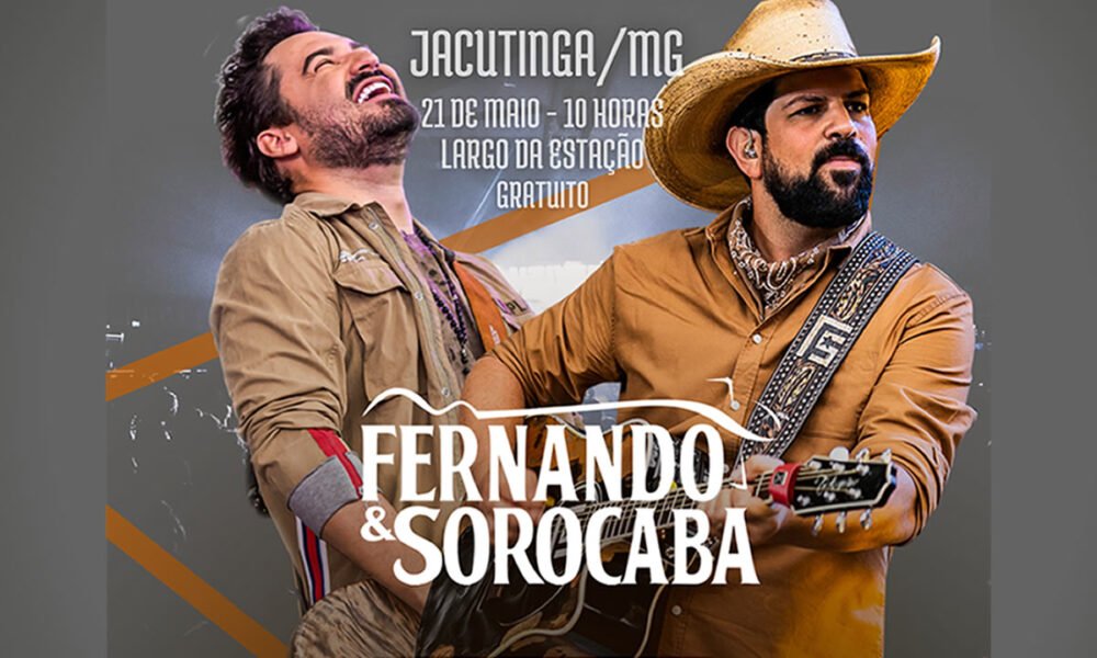 Show da dupla Fernando & Sorocaba inicia temporada de inverno em Jacutinga (MG)