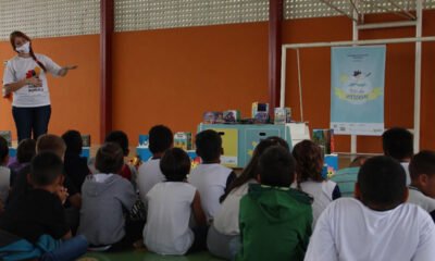 Baú de Histórias mais de 8.759 crianças foram contempladas com estruturas e oficinas de leitura e contação de histórias