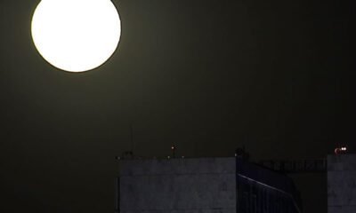 Superlua será visível na noite desta terça-feira