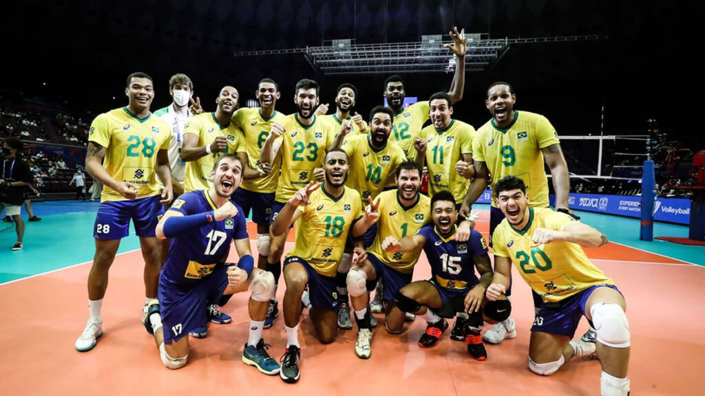 Seleção masculina bate Alemanha de virada na Liga das Nações de vôlei