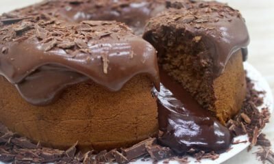 Bolo Vulcão Zero Açúcar uma explosão de sabor