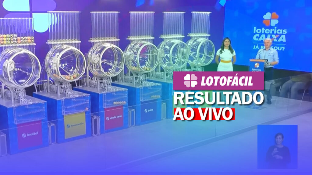 AO VIVO RESULTADO DA LOTOFACIL DE HOJE QUARTA-FEIRA