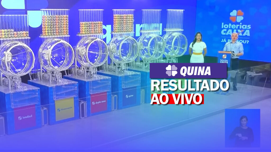 AO VIVO RESULTADO DA QUINA DE HOJE QUARTA-FEIRA