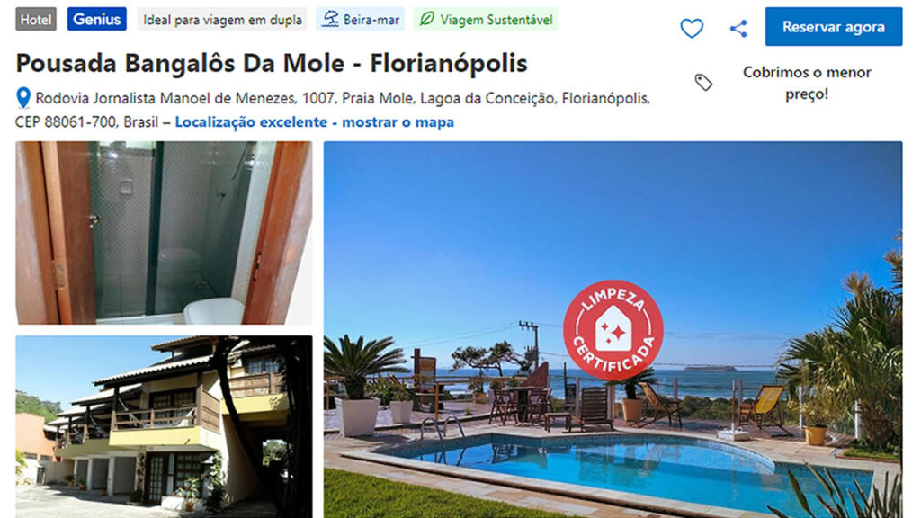 pousada bangalos da mole