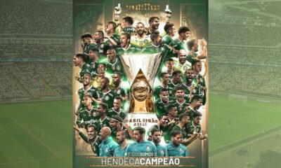 Palmeiras é campeão da Série A do Brasileirão