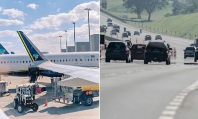 Aeroportos e rodovias com movimentação intensa neste sábado