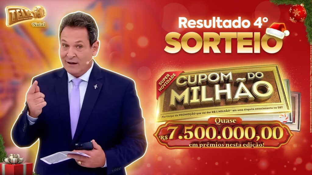 Confira o 4º Sorteio da Tele Sena de Natal 2022