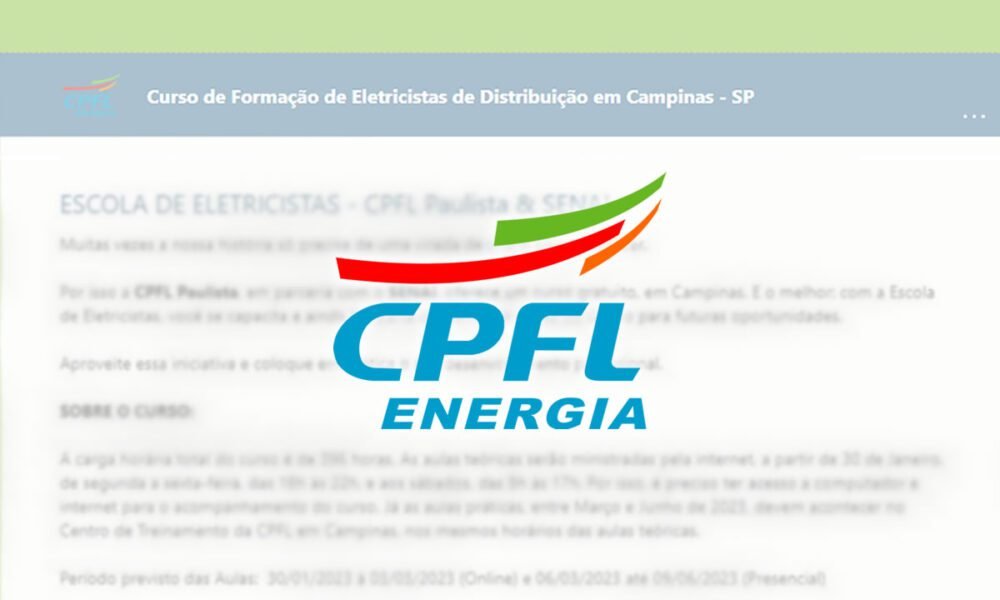 Curso de Formação de Eletricistas de Distribuição em Campinas - SP