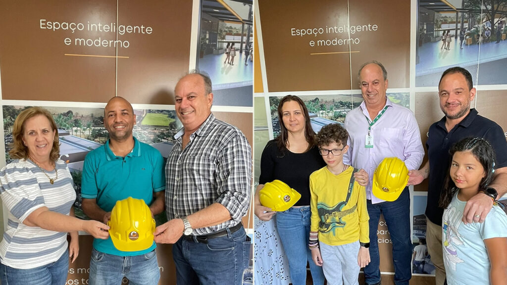 Obras do ParkShopping Mogi Mirim entram em nova fase com entrega dos capacetes aos lojistas