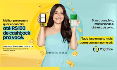 Campanha inédita do PagBank disponibiliza até R$ 100 de cashback e CDB de 130% do CDI