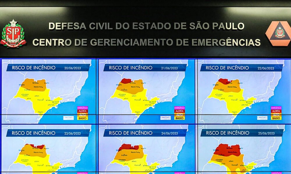 SP Sem Fogo Defesa Civil usa satélites e mapa em tempo real para prevenir incêndios