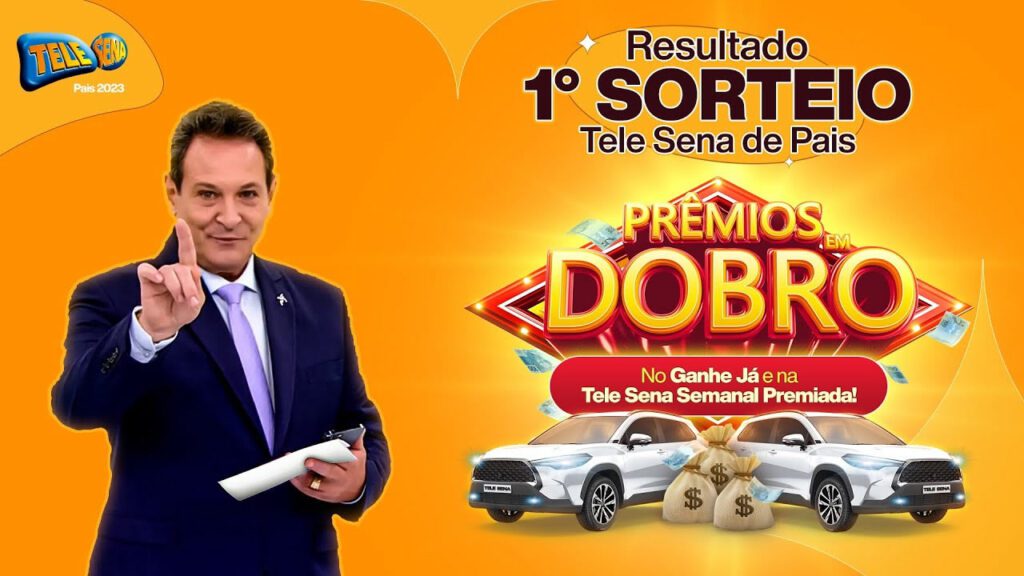 Confira o 1º Sorteio da Tele Sena de Pais 2023 1