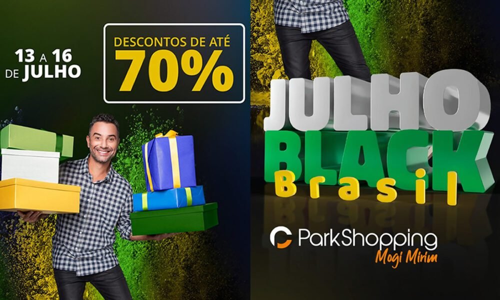 Grupo AD e ParkShopping Mogi Mirim promovem 6ª edição da liquidação Julho Black Brasil, com descontos de até 70%