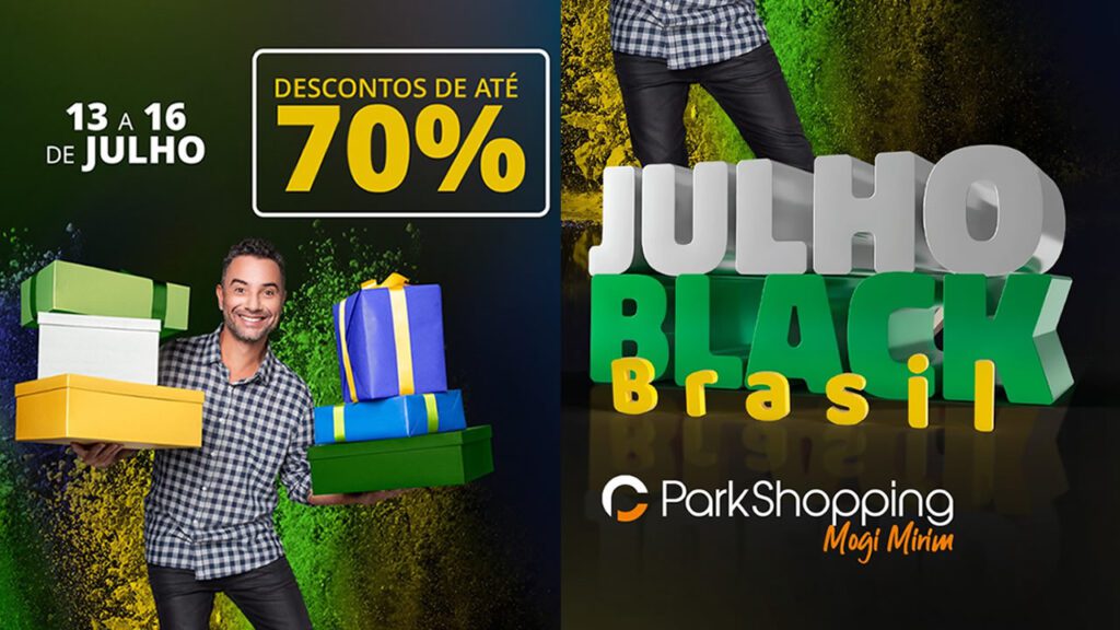 Grupo AD e ParkShopping Mogi Mirim promovem 6ª edição da liquidação Julho Black Brasil, com descontos de até 70%