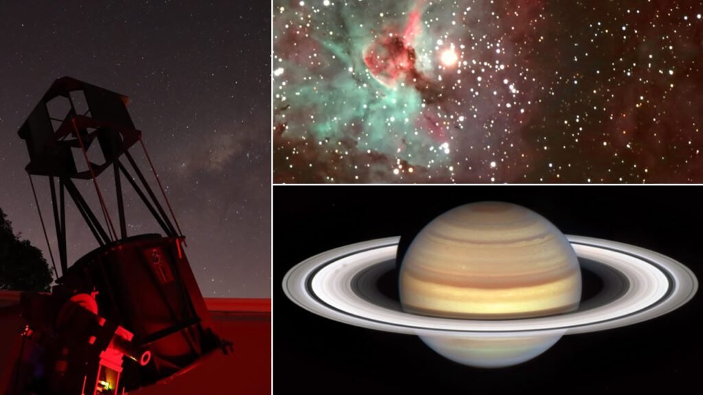 Gigante Saturno é destaque nas sessões de agosto no Polo Astronômico de Amparo-SP