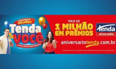 Tenda completa 22 anos com ainda mais ofertas, promoções e crescimento no digital