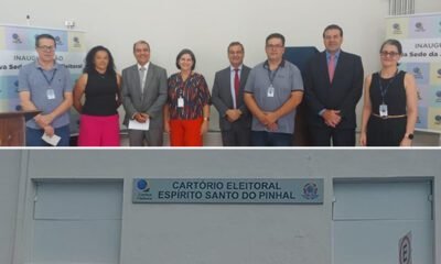 Cartório de Espírito Santo do Pinhal está em novo endereço - Nova sede foi inaugurada pelo presidente do TRE-SP nesta sexta-feira