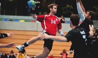 Alguém que joga handebol