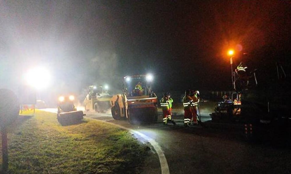 Renovias segue com os trabalhos noturnos de recuperação do pavimento na Campinas-Mogi