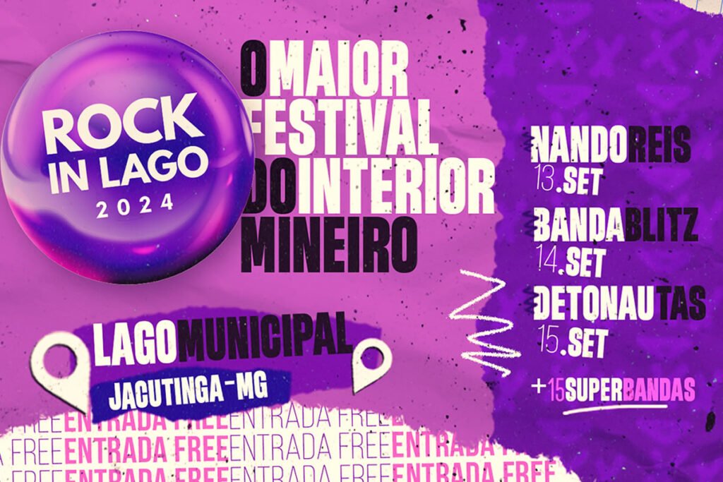 Programação do Rock in Lago 2024