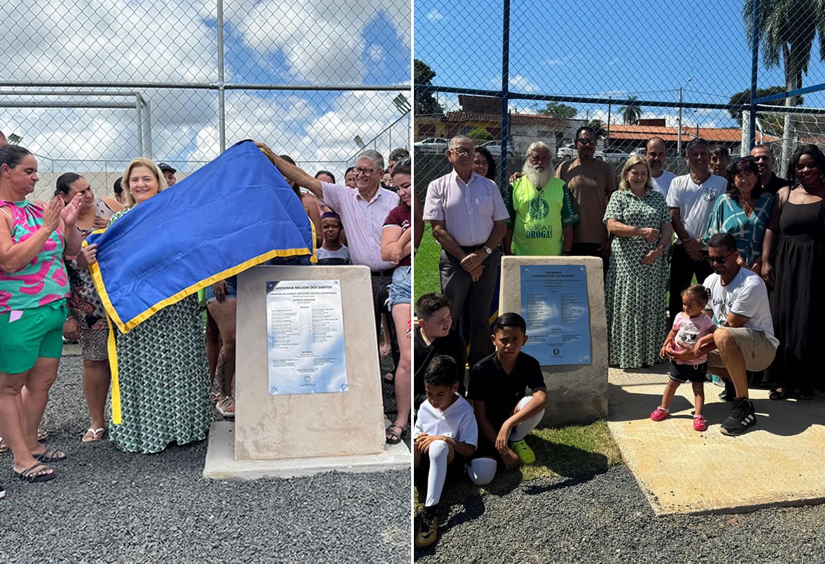 Duas novas areninhas em Espirito Santo do Pinhal SP