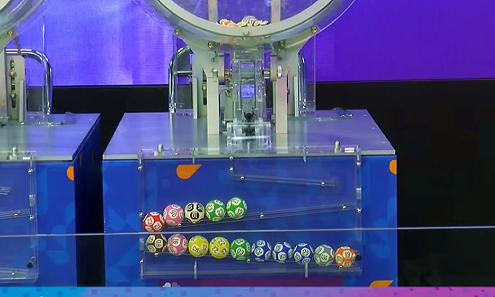 Globo de sorteio da Loterias CAIXA