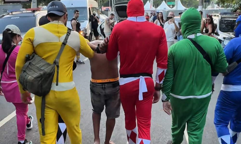 Power rangers no carnaval de SP