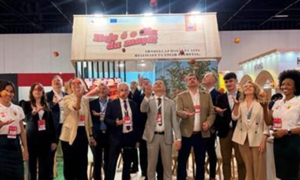 Maçãs europeias em destaque em São Paulo SP